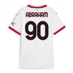 AC Milan Tammy Abraham #90 Borte skjorte til dame 2024-25 Kortermet